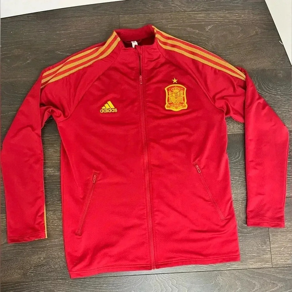 Adidas Mens Fef Spain Anthem Jacket - Picture 3 of 6